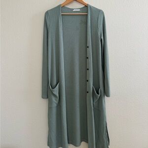Carly Jean Los Angeles long cardigan. Size medium